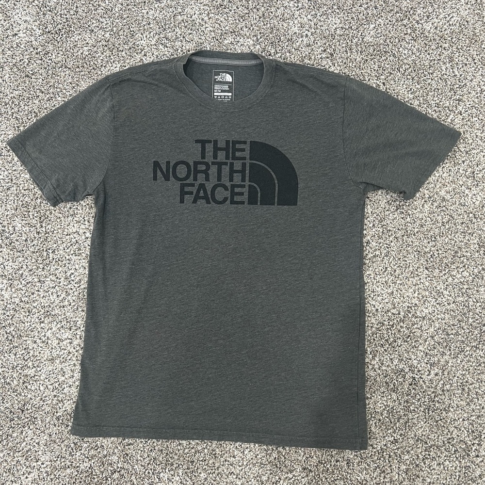 The North face grey tee size m
